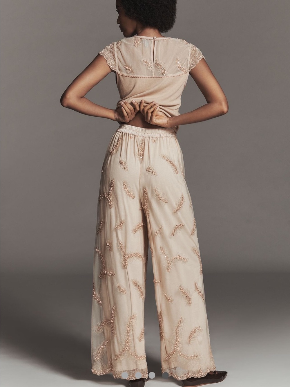 Bl-nk Anthro NWT Sz XS 5-star top rated stunning high rise lined wide-leg pants. - Picture 10 of 15